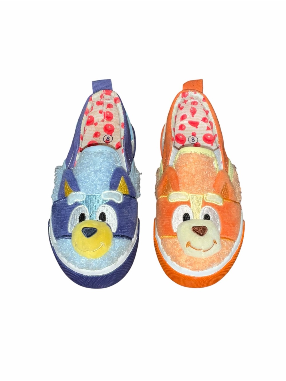 Bluey & Bingo Toddler Slip-On Sneakers Size 8